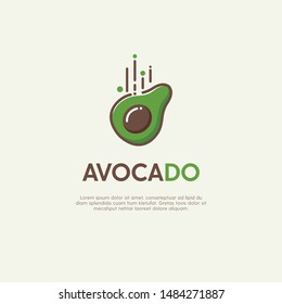 Avocado Logo Icon Design vector