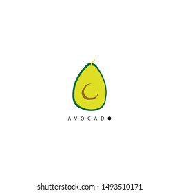 avocado logo with simple shapes and fresh colors and sickles inside make this design. unique, modern.

