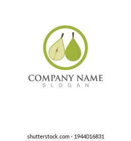 avocado logo and symbol vector