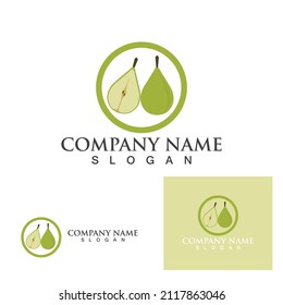 avocado logo and symbol vector