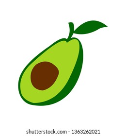 Avocado logo template
