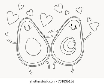 avocado love contour