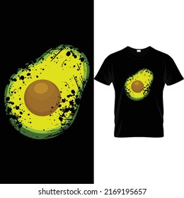 Avocado lover t shirt design svg