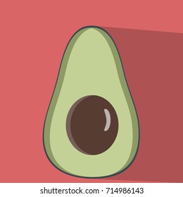 avocado modern design flat icon