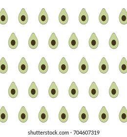 Avocado pattern.