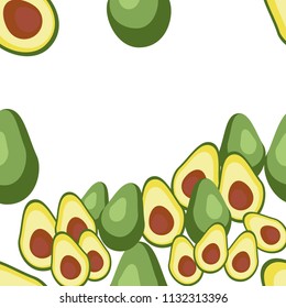 avocado pattern download. backgrounds illustration.