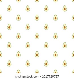 Avocado pattern geometric seamless. Flat illustration of avocado pattern geometric seamless vector for any design