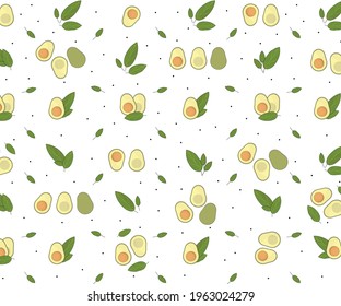 Avocado pattern great for all food projects