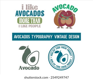 Avocado product vector design template or avocado vintage, good for oil industries, oil product, avocado fruit, avocado farm