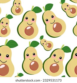 avocado seamless pattern, avocado baby backgrounds