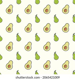 avocado seamless pattern background ready to print