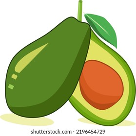 Avocado seamless pattern for print, fabric and organic, vegan, raw products packaging. Texture for eco and healthy food