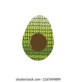 Icono simple de aguacate. Resumen de aguacate.