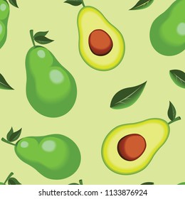 Avocado Sweet Fruit Pattern