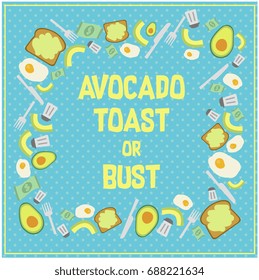 Avocado Toast Pattern Reading: Avocado or Bust