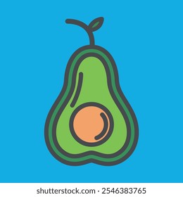 avocado vector design element icons
