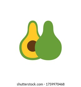 avocado vector design template illustration