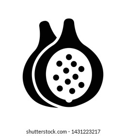 avocado vector glyph flat icon