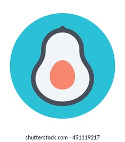 Avocado Vector Icon