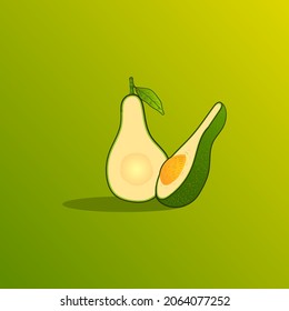 avocado vector illustration, realistic avocado, avocado images