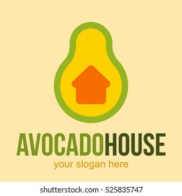 AVOCADO VECTOR LOGO ICON 