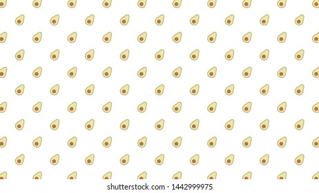 Avocado vector. Avocado pattern wallpaper. background.