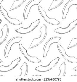 Rastreo fluido vectorial de aguacate. Alimentos para una dieta saludable. 