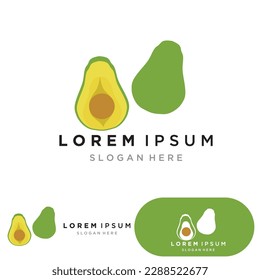 avocado vector template logo and symbol