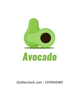 avocado vector that looks attractive for your design needs