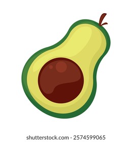 avocado vegetable icon isolated design