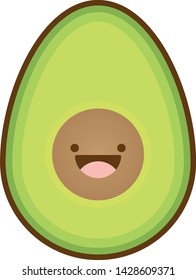 Avocado Vegetable Vector Illustration Background