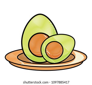 avocado vegetables design
