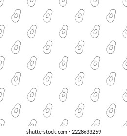 Aguacate Vegetales sin fisuras. Antecedentes vegetarianos sanos de alimentos biológicos, productos ecológicos vegan orgánicos. Ilustración vectorial.