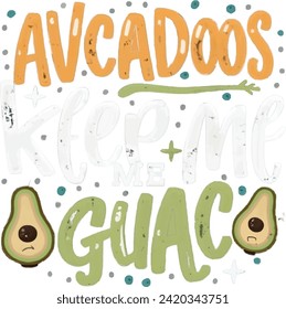 Avocado Winter Tshirt Design for Holiday Festival. Illustration Tshirt Design to Embrace the season in style with our Avocado Winter T-shirt Design, blending comfort and charm for the colder months.