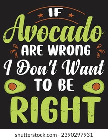 If avocado are wrong i do not want to be right