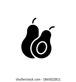 Avocados Symbol in Vektorgrafik. Logotyp