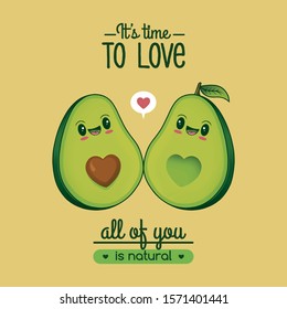 Avocados Love Vector Flyer Design