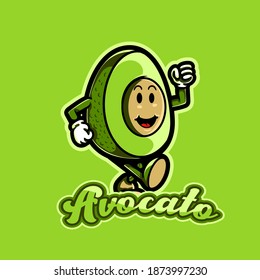 Diseño de caracteres de aguacate para empresas