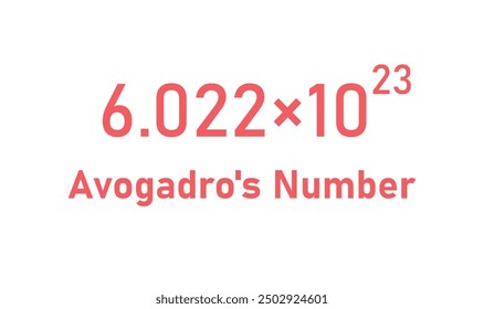 Avogadro's Number. Number of Particles in One Mole of Substance.