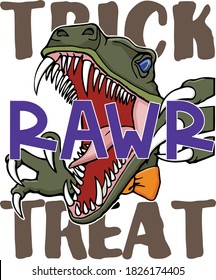 Avoid being viscerated and give this raptor his treat. This cuf file features a open mouthed velociraptor accompanied by the text trick rawr treat. 