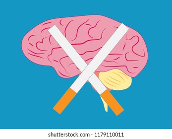 avoid cigarette for healthy brain