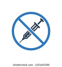 Avoid Drugs Icon