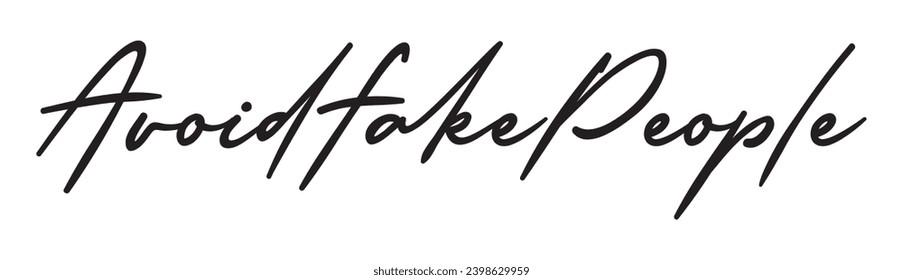 avoid fake people text on white background.