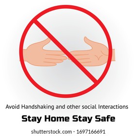 avoid hand shaking with others stop virus