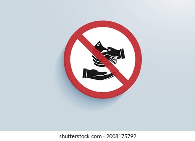 evitar el riesgo de multas diseño de vectores de iconos