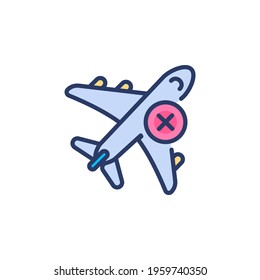 Avoid travel icon in vector. Logotype