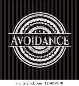 Avoidance silver emblem or badge
