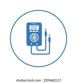 Avometer Car Voltage Meter Icon | Circle Version Icon |