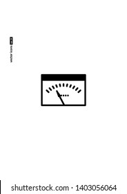 Avometer - vector icon. Symbol for web, infographics, print design and mobile UX/UI kit. Vector illustration, EPS10.