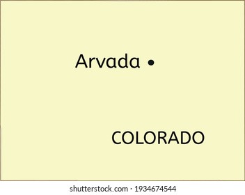 Avrada city location on Colorado state map